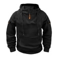 thumbnail image 1 of Oversized Sweatshirt for Men Hoodie With Zipper Fashionable And Personalized Casual Arm Pocket Top Hoodie Fall Outfits Fashion Clothes, 1 of 6