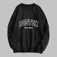 thumbnail image 1 of Oversized Sweatshirt for Women Crewneck Long Sleeve Casual Tops Graphic Hoodies Pullover Sweater, 1 of 3