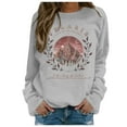 thumbnail image 1 of Oversized Sweatshirt for Women Graphic Printed Crew Neck Pullover Long Sleeve Fall Fashion 2025 Sweaters Winter Clothes, 1 of 4