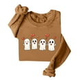 thumbnail image 1 of Oversized Sweatshirt for Women Halloween Sweatshirt Funny Halloween Graphic Crewneck Pullover Cute Ghost Sweater, 1 of 3