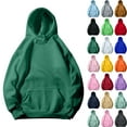 thumbnail image 1 of Oversized Sweatshirt for Women Round Neck Fall And Winter Sweatshirts Long Sleeve Turtleneck Velvet Sweatshirt, 1 of 9