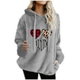 thumbnail image 1 of Oversized Sweatshirt for Women&nbsp;Zip Up White Pullover Sweaters Crewneck Sweatshirt Graphic Long Sleeve Tops 2025, 1 of 6