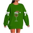 thumbnail image 1 of Oversized Sweatshirts for Women christmas sweatshirt funny Casual Long Sleeve Cute plus size Pullover Tops with bows sleeve Lightweight Sweatshirt with Pocket, 1 of 4