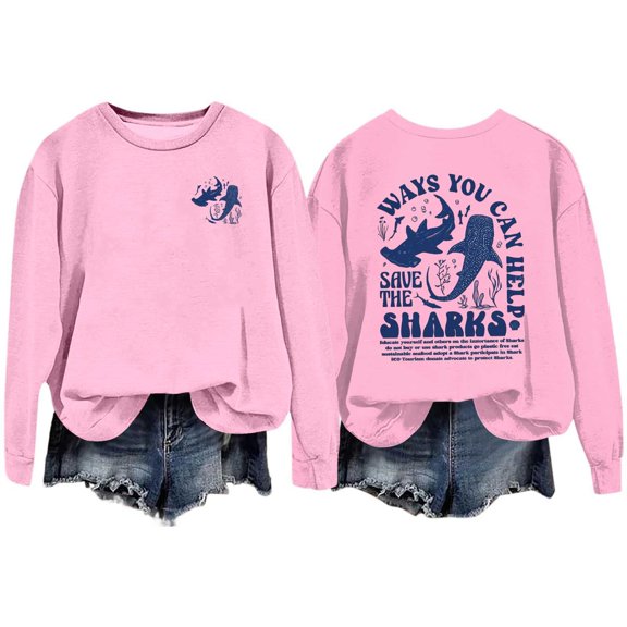 Oversized Sweatshirts for Women Long Sleeve Crew Neck Graphic Printed Tops Fall Fashion 2025 Pullover Sweaters Winter Clothes