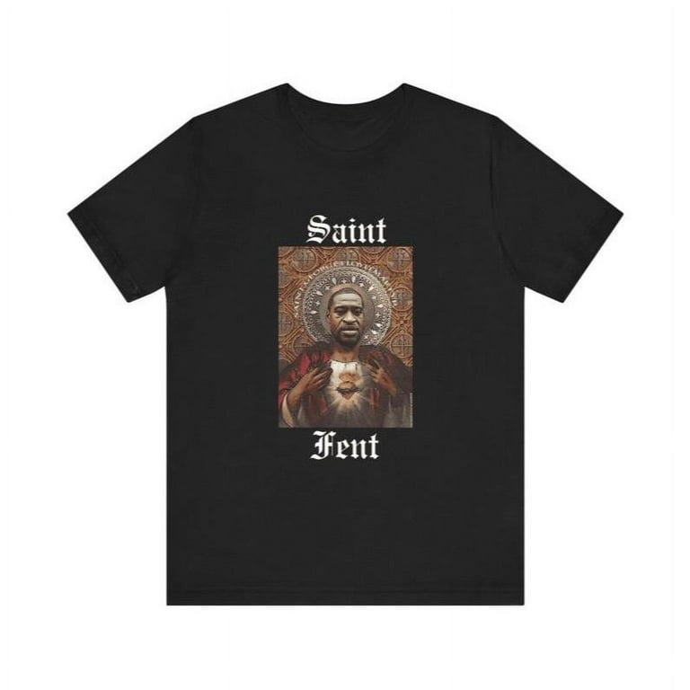 Oversized T George Floyd Saint Fent Meme T Cotton GraphicS Meme Funny Vintage Cotton Crewneck Streetwear T Unisex Comfort Tee T Shirt