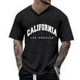 thumbnail image 1 of Oversized T Shirt Men's Summer T Shirt Crew Neck Short Sleeve T Shirt With City Print Basic Shirts Men Loose Casual Shirts Sports Shirts Mens Socks No Show Striped Long Sleeved Shirt Men Mens, 1 of 4