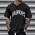thumbnail image 1 of Oversized T Shirt Men's Summer T Shirt Crew Neck Short Sleeve T Shirt with City Print Basic Shirts Men Loose Casual Shirts Sports Shirts Mens Tee Soft T Shirt Band T Shirts, 1 of 3