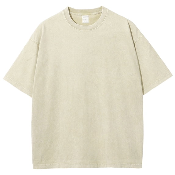 Oversized T Shirts Vintage Tee Loose Fit Short Sleeve Casual Streetwear Baggy Washed Unisex Tops