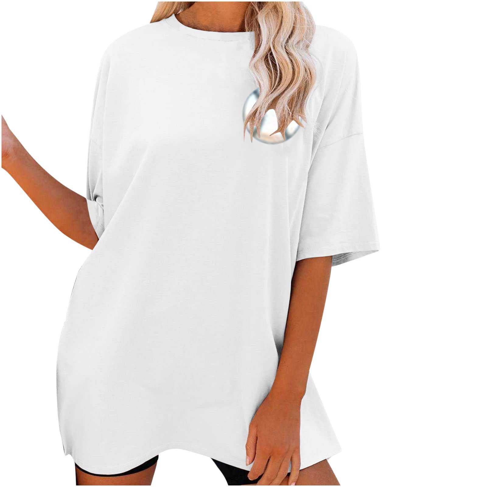 Woman Short Sleeve Crop T-shirt No Bra Club Letter Printed Crop Top S-2xl  Shirt