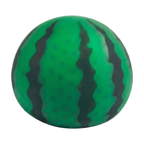 Oversized TPR Bead Filled Stress Ball Watermelon Shape Sensory Squeeze Toy for Hand Pressure Release and Fidget Use