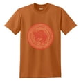 thumbnail image 1 of Oversized Taurus Bull Cotton Polyester DryBlend Graphic Shirt - Texas Orange 2XL, 1 of 2