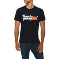 thumbnail image 1 of Oversized Thanksgiving And Turkey Graphic Design Deluxe Jersey T-Shirt - Navy 3XL, 1 of 4