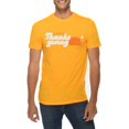 thumbnail image 1 of Oversized Thanksgiving And Turkey Graphic Design Deluxe Jersey T-Shirt - Taxi Gold 2XL, 1 of 4