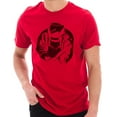 thumbnail image 1 of Oversized The Welder Graphic Design Deluxe Jersey T-Shirt - Red 2XL, 1 of 4