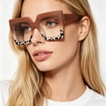 thumbnail image 1 of Oversized Thick Eyeglasses Blue Light Blocking Glasses with Fashion Frame Anti Eye Strain Reading Eyewear for Women Daily Office Casual Wear, 1 of 4