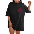 thumbnail image 1 of Oversized Tops for Womens Double Letter Print Tshirt Tops Drop Shoulder Tunic Blouse Summer Loose Pullover Tees, 1 of 5