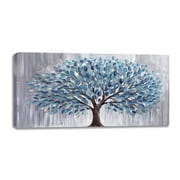 Oversized Tree and Life Paintings, Large Canvas Wall Art for Living Room Bedroom Decor, Abstract Landscape Artwork Nature Pictures Prints for Office Home 60x30" deal from Walmart
