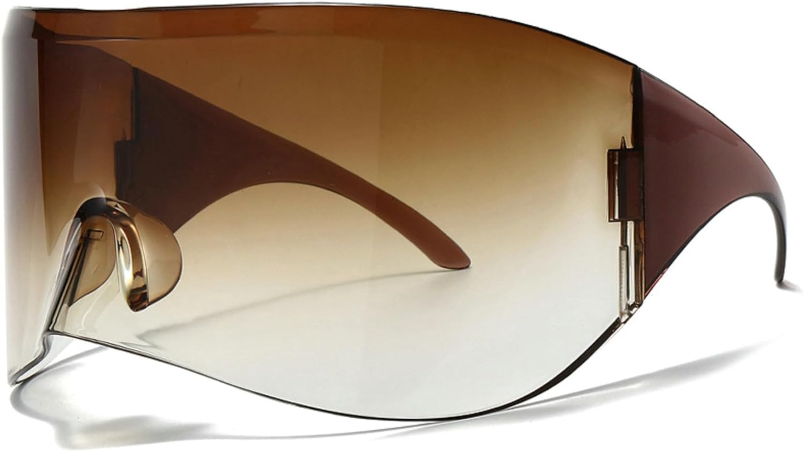 Oversized Trendy Wrap Around Sunglasses for Women Men 