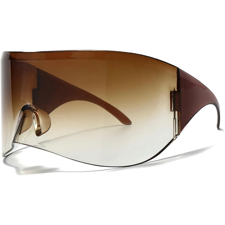 Oversized Trendy Wrap Around Sunglasses for Women Men  display picture 1