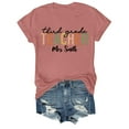 thumbnail image 1 of Oversized Tshirts For Women Women's Fashion Casual Back To School Season Letter Print Round Neck Short Sleeve T Shirt Crewneck Sweatshirts Women, 1 of 5