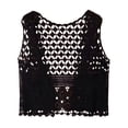 thumbnail image 1 of Oversized Tshirts Shirts for Women Crochet Top Lace Vest Crewneck Crochet Hollow Out Cover Up Summer Going Out Tops Short Sleeve Women's Tops, Tees & Blouses, 1 of 3