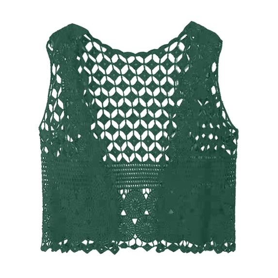 Oversized Tshirts Shirts for Women Crochet Top Lace Vest Crewneck Crochet Hollow Out Cover Up Summer Going Out Tops Short Sleeve Women's Tops, Tees & Blouses