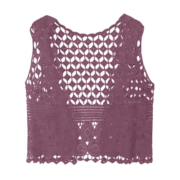 Oversized Tshirts Shirts for Women Crochet Top Lace Vest Crewneck Crochet Hollow Out Cover Up Summer Going Out Tops Short Sleeve Women's Tops, Tees & Blouses
