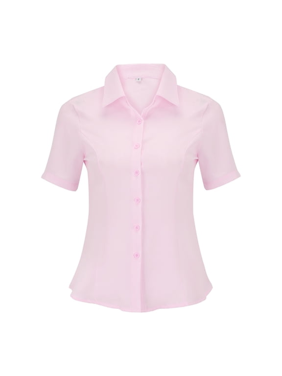 Oversized Tshirts Shirts for Women Ms. Shirt Female Short Sleeved Light Purple Korean Version Of The Simple Sister Clothing Oversized Work Clothes Short Sleeve Women's Tops, Tees & Blouses