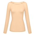 thumbnail image 1 of Oversized Tshirts Shirts for Women Solid See Through Long Sleeve Seamless Arm Shaper Top Mesh Shirt Blouse Short Sleeve Women's Tops, Tees & Blouses, 1 of 3