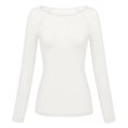 thumbnail image 1 of Oversized Tshirts Shirts for Women Solid See Through Long Sleeve Seamless Arm Shaper Top Mesh Shirt Blouse Short Sleeve Women's Tops, Tees & Blouses, 1 of 3