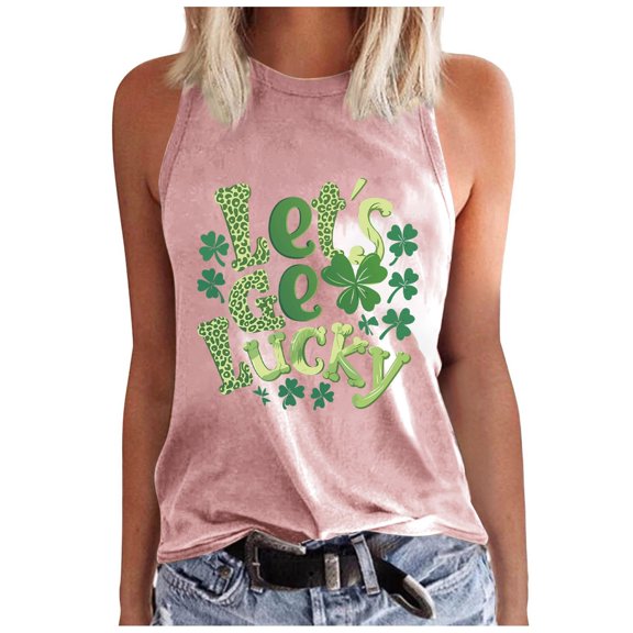 Oversized Tshirts for Women Womens Fashion Crewneck Sleeveless Print Tank Tops Summer Casual Loose Fit Basic Beach Blouse T Stripe Top Women Compression Crop Top Body Suit Tops for Supportive Tube Cu