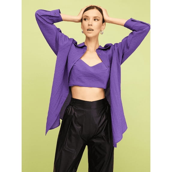 Oversized Twin Set Shirt