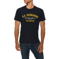 thumbnail image 1 of Oversized U.S. Submarine Veteran Graphic Design Deluxe Jersey T-Shirt - Navy XL, 1 of 4