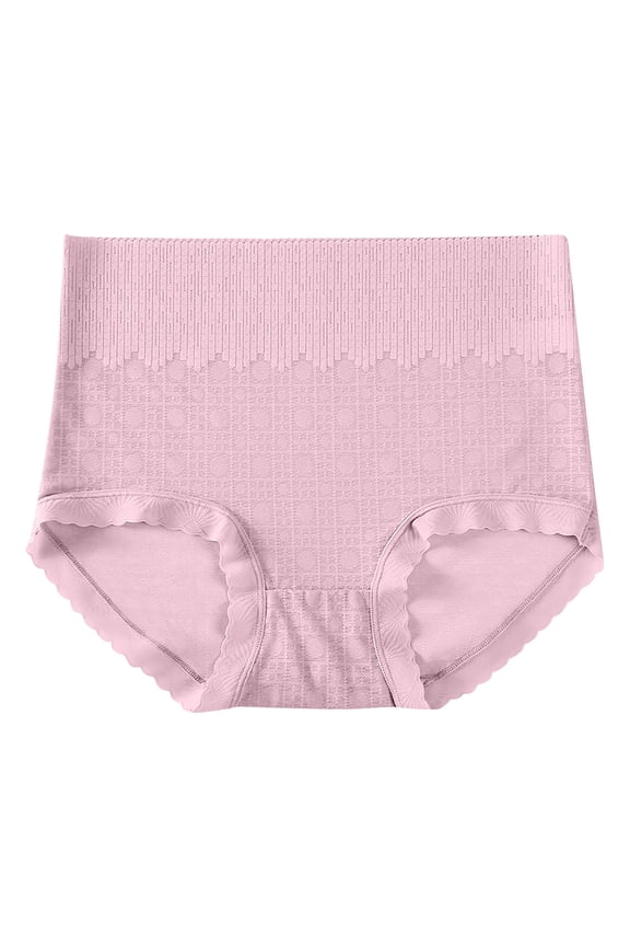 Oversized Underwear For Women Solid Color Underwear Briefs High Waist Full Coverage C Section Seamless Soft Panties Briefs