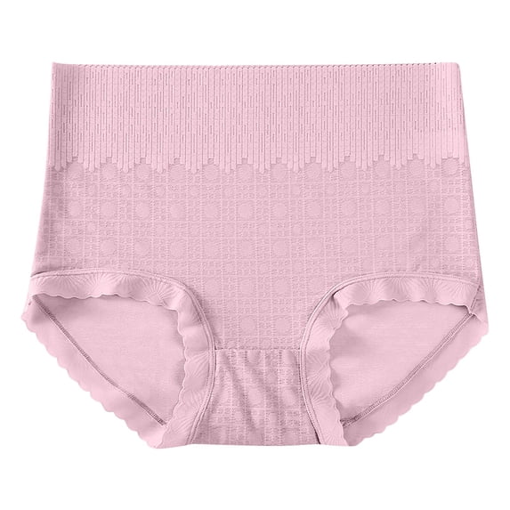 Oversized Underwear For Women Solid Color Underwear Briefs High Waist Full Coverage C Section Seamless Soft Panties Briefs