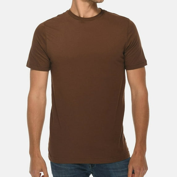 Oversized Unisex Lane Seven Ring Spun Combed Cotton Short Sleeve Deluxe Jersey T-Shirt - Chestnut 3XL