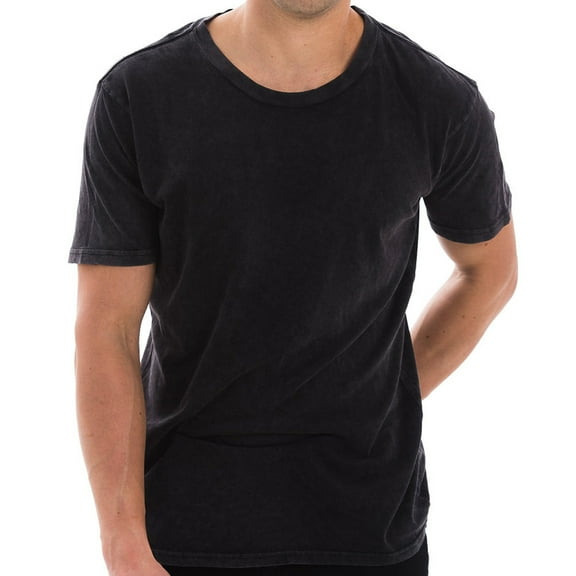 Oversized Unisex Lane Seven Ring Spun Cotton Vintage Short Sleeve Crewneck Tee Shirt - Vintage Black 2XL