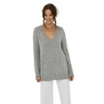 thumbnail image 1 of Oversized V-Neck Knit Sweater, 1 of 5