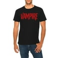 thumbnail image 1 of Oversized Vampire Graphic Design Deluxe Jersey T-Shirt - Black XL, 1 of 4