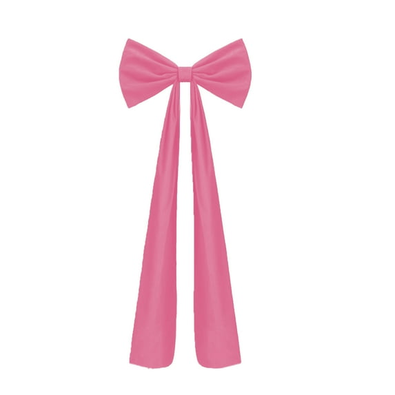 Oversized Velvet Christmas Tree Topper Bow, 70.87 in Large Flock Fabric Decoration for Holiday, Wedding, Indoor or Outdoor Party Display