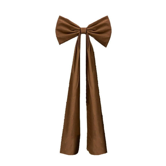 Oversized Velvet Christmas Tree Topper Bow, 70.87 in Large Flock Fabric Decoration for Holiday, Wedding, Indoor or Outdoor Party Display