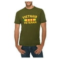 thumbnail image 1 of Oversized Vietnam Veteran Stripe Graphic Design Deluxe Jersey T-Shirt - Army Green XL, 1 of 4