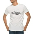 thumbnail image 1 of Oversized Vintage Rod Graphic Design Deluxe Jersey T-Shirt - White XL, 1 of 4