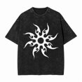 thumbnail image 1 of Oversized Washed Summer T-Shirt Forsakens Cotton T-Shirts Mem Women Trendy Cool Tshirt for Men Beach, 1 of 6