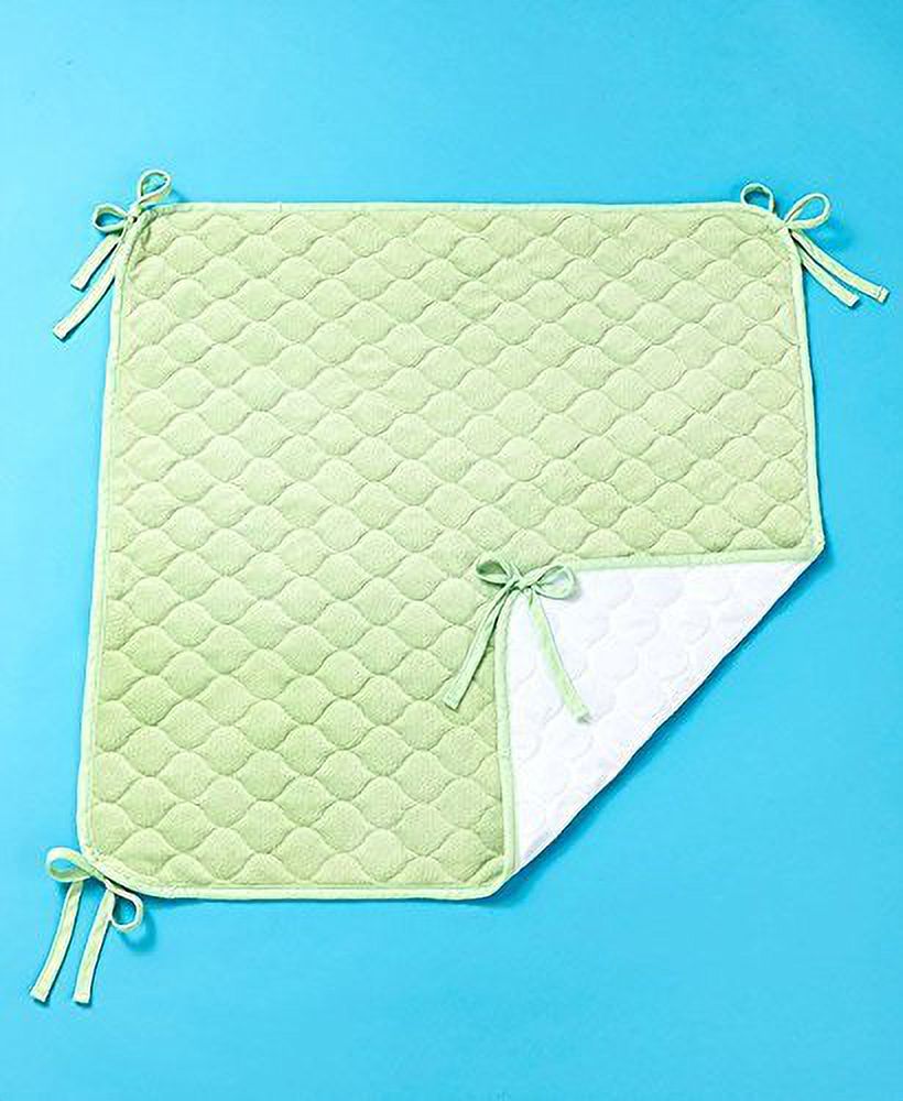 Oversized Waterproof Crib Sheet Saver (Green) by GetSet2Save