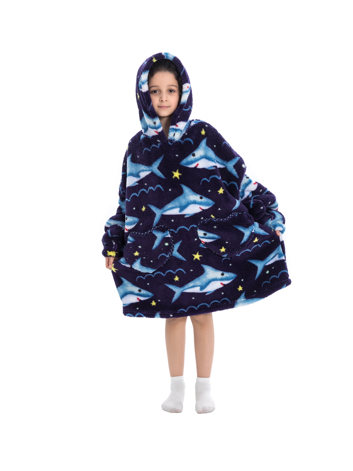 Transformers Felpa Coperta Oversize Ufficiale – Oodie Con Cappuccio Per Bambini, Varie Taglie Da 2 A 12 Anni