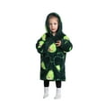 thumbnail image 1 of Oversized Wearable Blanket Hoodie For Adult Kids - Big Hooded Sherpa Junior Sweatshirt With Front Pocket, 1 of 5
