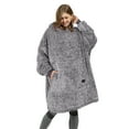 thumbnail image 1 of Catalonia Oversized Blanket Hoodie Sweatshirt, Wearable Sherpa Lounging Pullover for Adults Women Men, 1 of 7