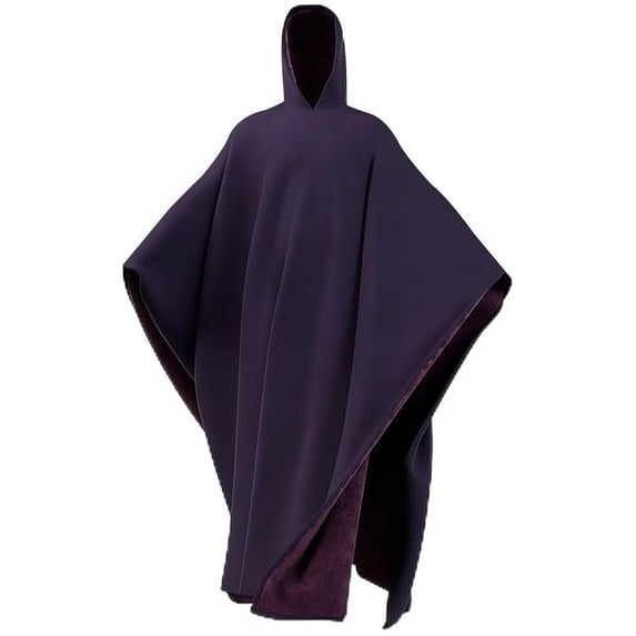Oversized Weighted Blanket Cloak Hoodie for Adults, Unisex Loose Fit Wearable Blanket Poncho, Cozy Hooded Cloak for Men and Women
