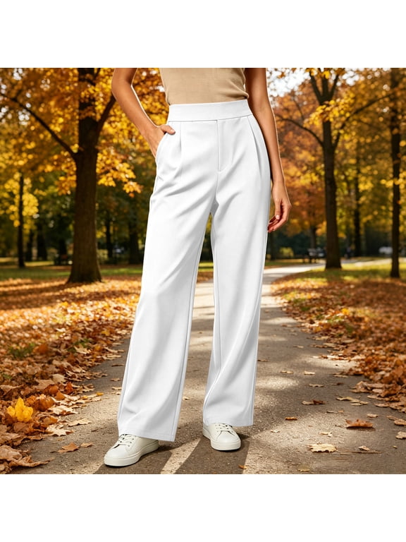 Oversized Wide Leg Sweatpants for Women Athletic Joggers Drawstring Waist and Pockets Baggy Straight Leg Track Pants